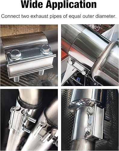 Miniatura 6 de EVIL ENERGY - Abrazadera para manguito de escape de acero inoxidable.