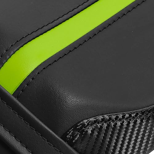 Miniatura 4 de TCT-MOTORPARTS Funda de asiento delantero trasero para conductor y asiento del pasajero para Kawasaki Z900 Z 900 2017-2023 (negro+verde$7)