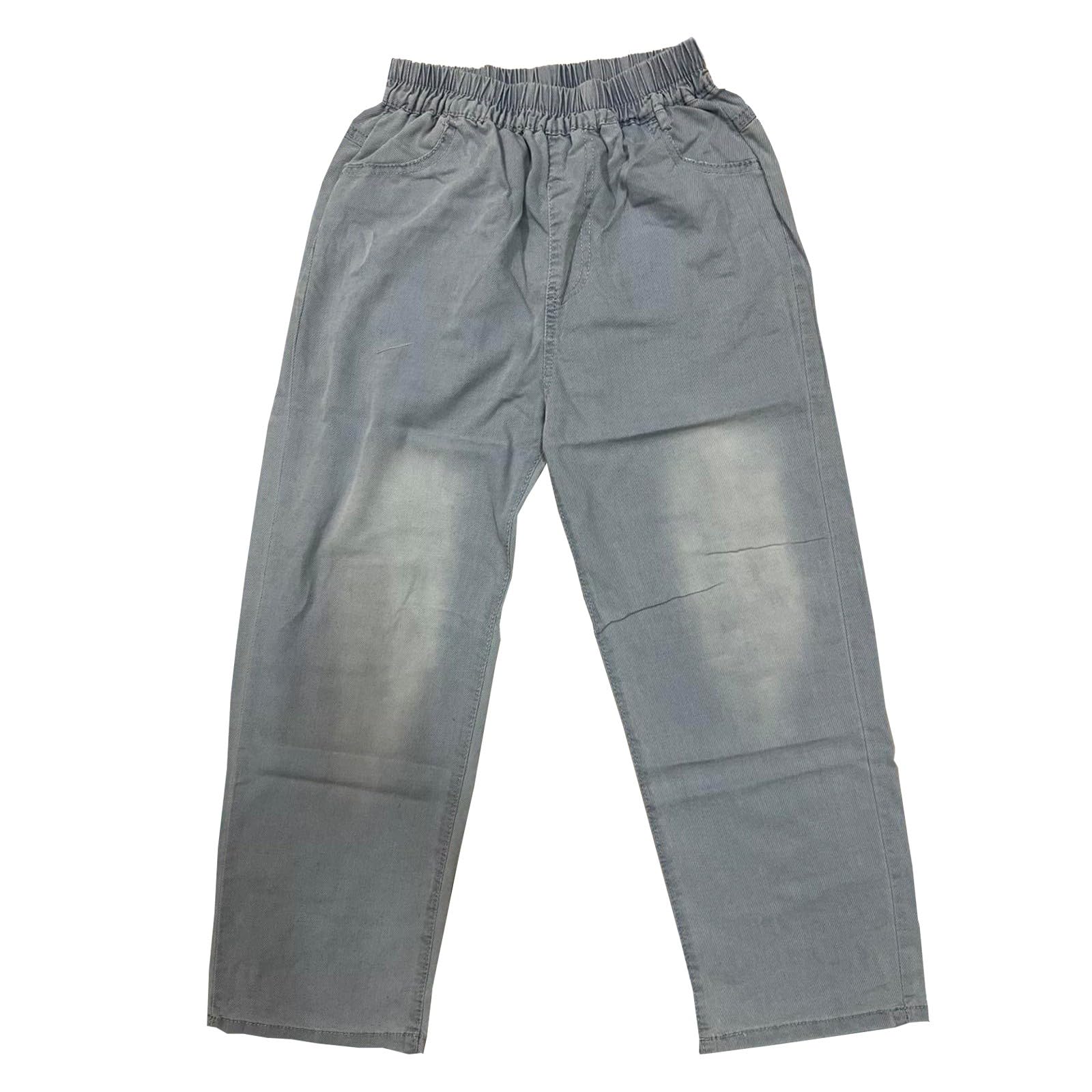 Genérico Pantalones de Chandal Niño Pantalones Vaqueros Moda Infantil Niños Diseño Recto Holgado Casual Comodidad Calidad Tejido Resistente