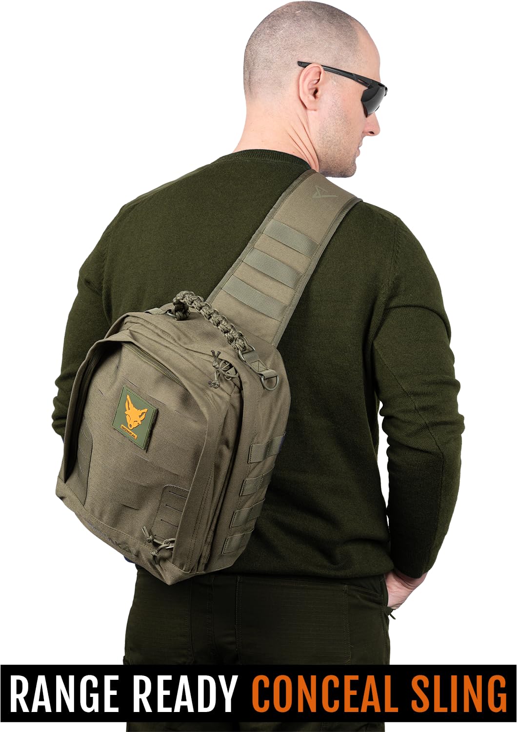 ACE Schakal Sacoche pour Armes - Sacoche d'intervention avec Molle pour Pistolet & Armes Courtes - Tactique & verrouillable grâce à Un Cadenas