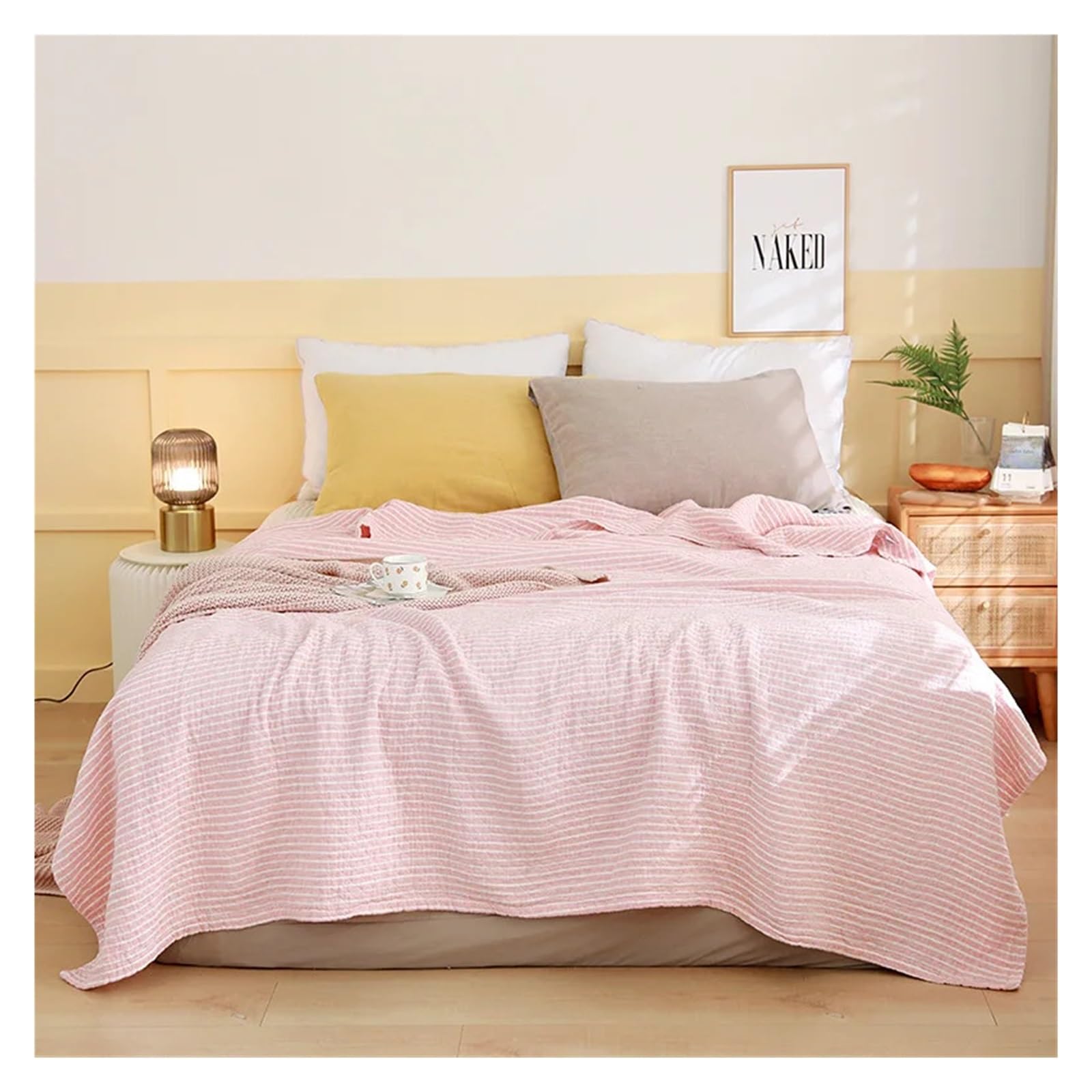 BAYNOPURIN Sofa Blanket Cotton Gauze Thin Summer Cooling Towel Blanket Bedspread on Bed Picnic Sofa Bedding Coverlet Sleeping Nap Quilt