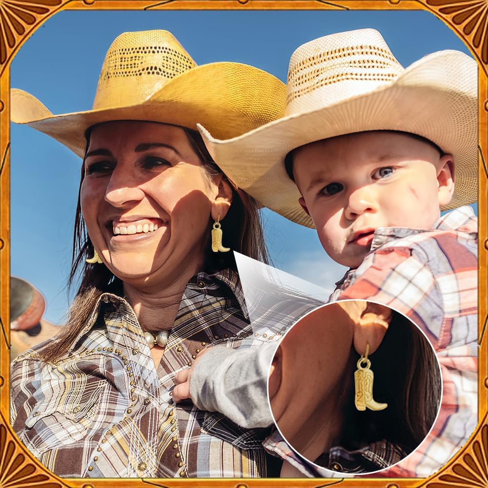 FINGERINSPIRE 90 Stück Western Cowboy Anhänger 5 Stile 3 Farben