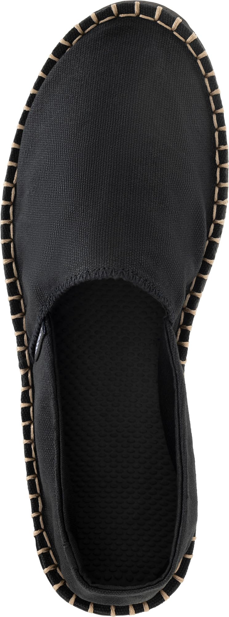 CRESSI desde 1946 - Alpargatas Girona - Zapatos Unisex Cómodos y Elegantes, Multiusos, Ideales para el Verano, con Parte Superior de Lona Técnica y Suela de Goma EVA - Negro - 44 EU