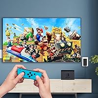 Vista 2 de Cargador para Nintendo Switch, cargador USB C GaN de 39 W para interruptor con cable de carga de 6 pies, adaptador de fuente de alimentación de CA