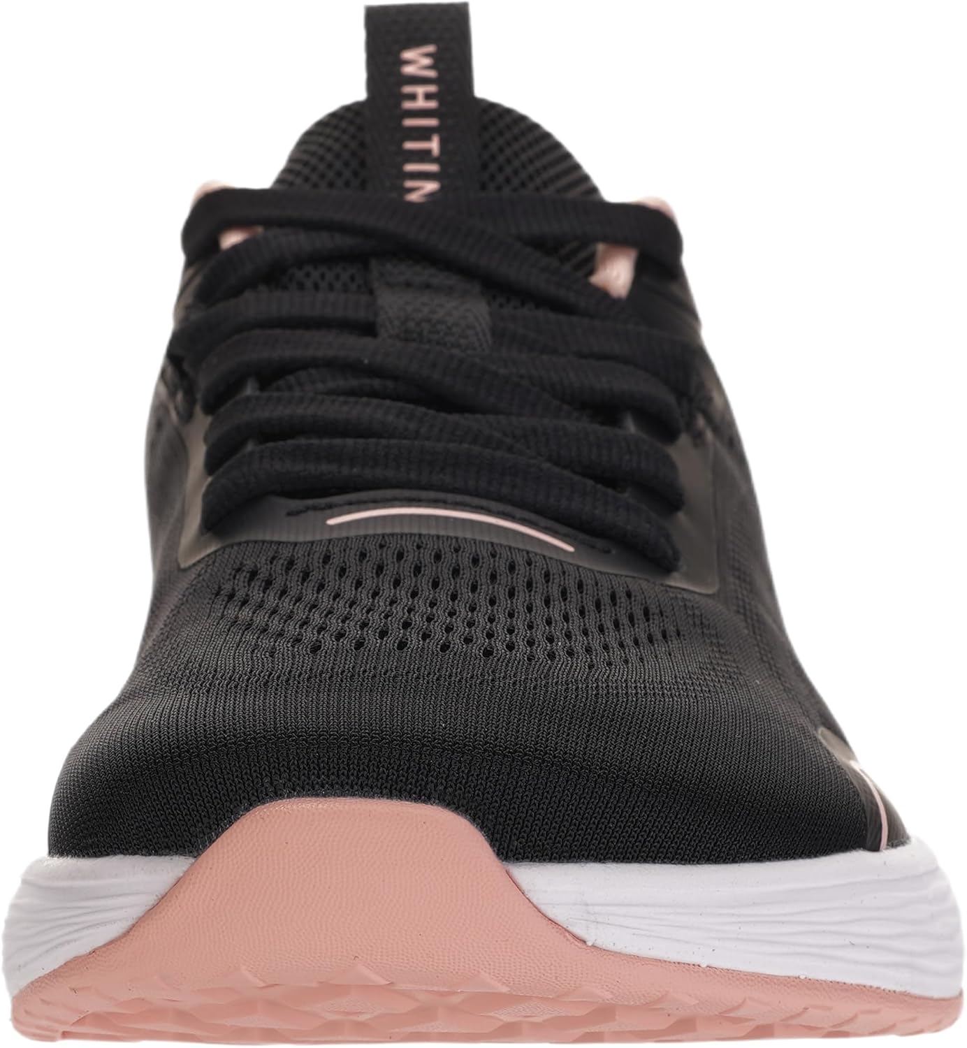 WHITIN Women's Wide Width Toe Box Zero Drop Road Running Shoes Size 8 Walking Trail Fitness Tennis Sport Breathable Female Footwear 39 Black - Image 4