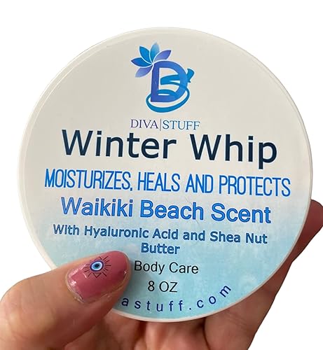 Miniatura 2 de Diva Stuff Waikiki Coconut Beach Scent Winter Whip Crema corporal, protege, cura e hidrata la piel seca de invierno, ideal para deportes al aire
