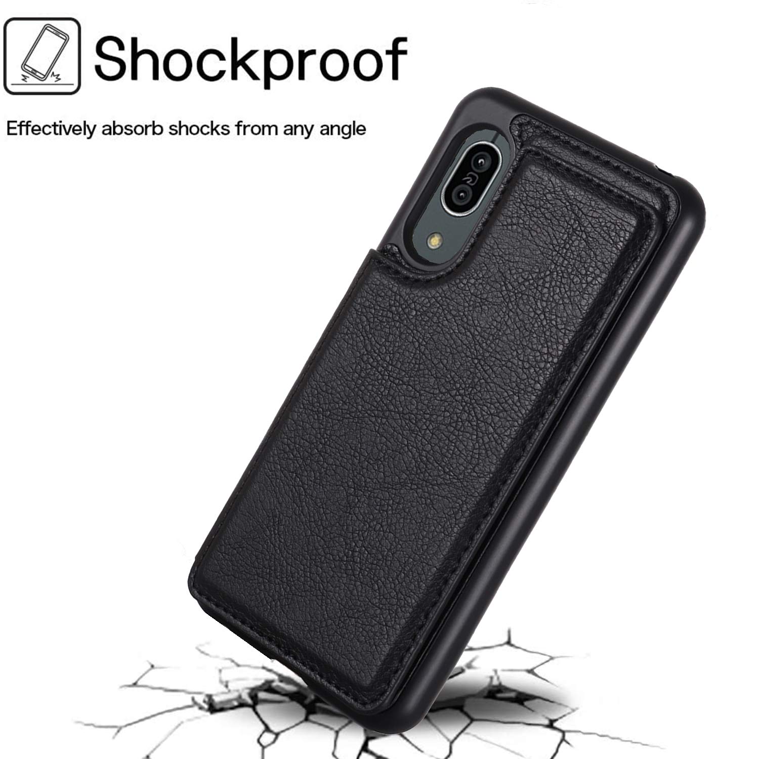 AQUOS - 【衝撃防止ケース付】AQUOS sense3 lite SH-RM12 ブラック Amazon.co.jp: 「Doo」AQUOS sense3 liteケースAQUOS sense3