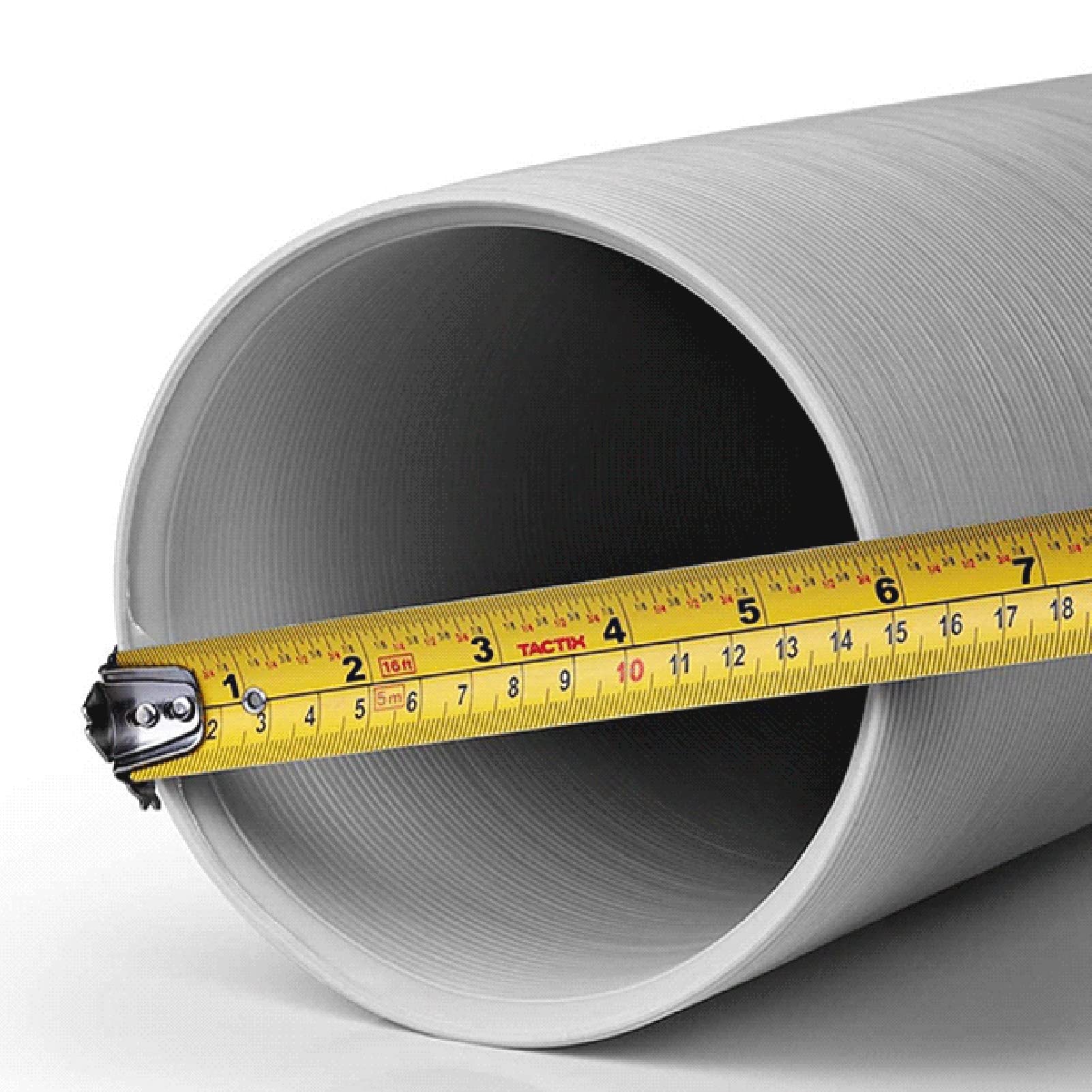 Draagbare airco slang, afvoerslang voor airconditioning, 130 mm diameter, 150 cm lengte, universele flexibele afvoerslang voor airconditioning