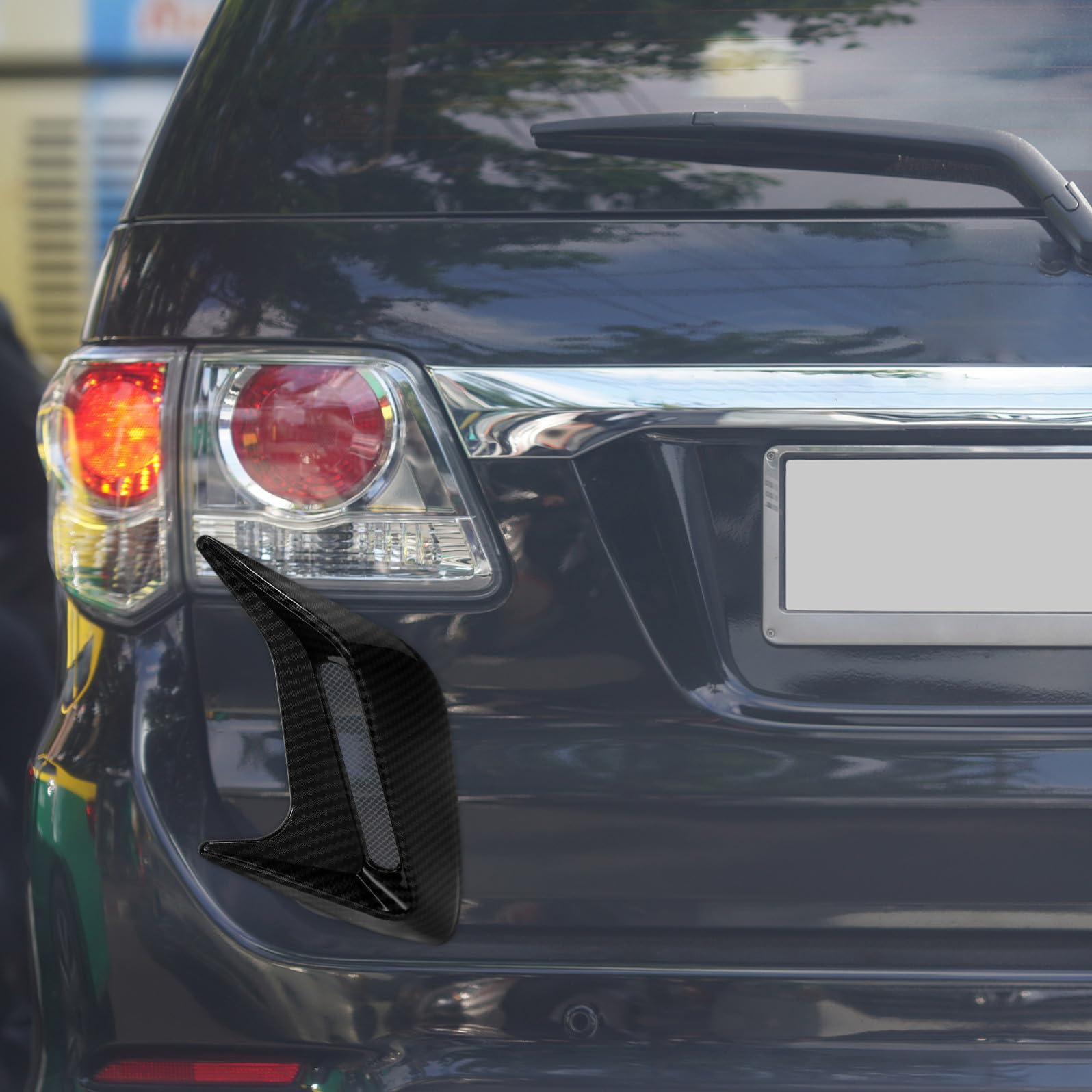 Presa d Aria Laterale per Auto Nero in Abs Decorazione Cofano Ventilazione Auto Modifica Esterni Design Realistico e Stile Unico