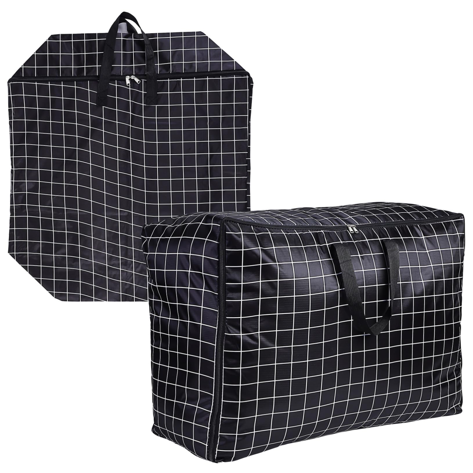 Garneck 2 Pz Borse per Riporre Vestiti Custodia per Piumino Borse di Stoccaggio Organizzatore di Consolatori Scatole da Imballaggio per Traslochi Contenitori per Indumenti Panno Oxford
