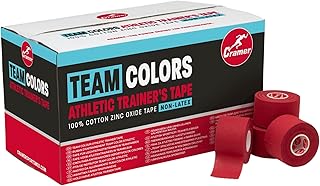 Cramer Bulk 32-Roll Athletic Tape (Red, 1.5") - Professional Injury Prevention & Healing Support
