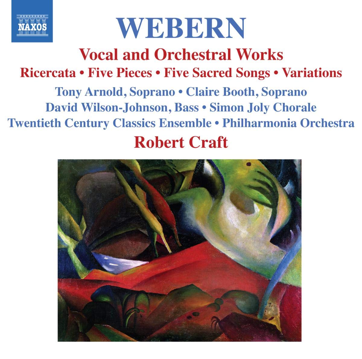 WEBERN (1883-1945)Vocal and Orchestral Works - CD