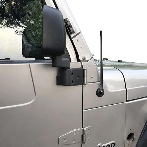 Antena de radio compatible con Jeep Wrangler 1997-2006 TJ, reemplazo de antena TPEE flexible de 13 pulgadas