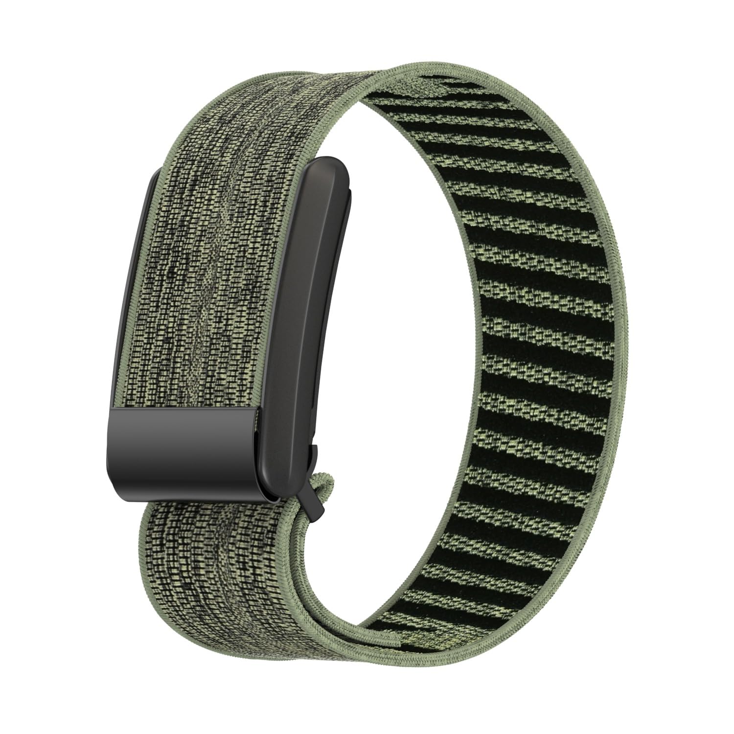 Panda Bobo Bands for Whoop 5.0, Nylon Knit Replacement Strap Only, 24mm, Super Elastic, Sweat-Wicking & Ultra-Breathable (Grey-Green)