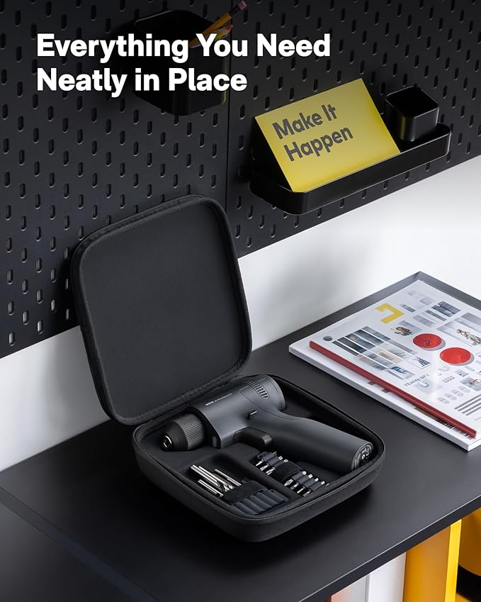 Taladro Inalámbrico HOTO 16V Sin Escobillas, 50 N·m, Pantalla LED miniatura 9