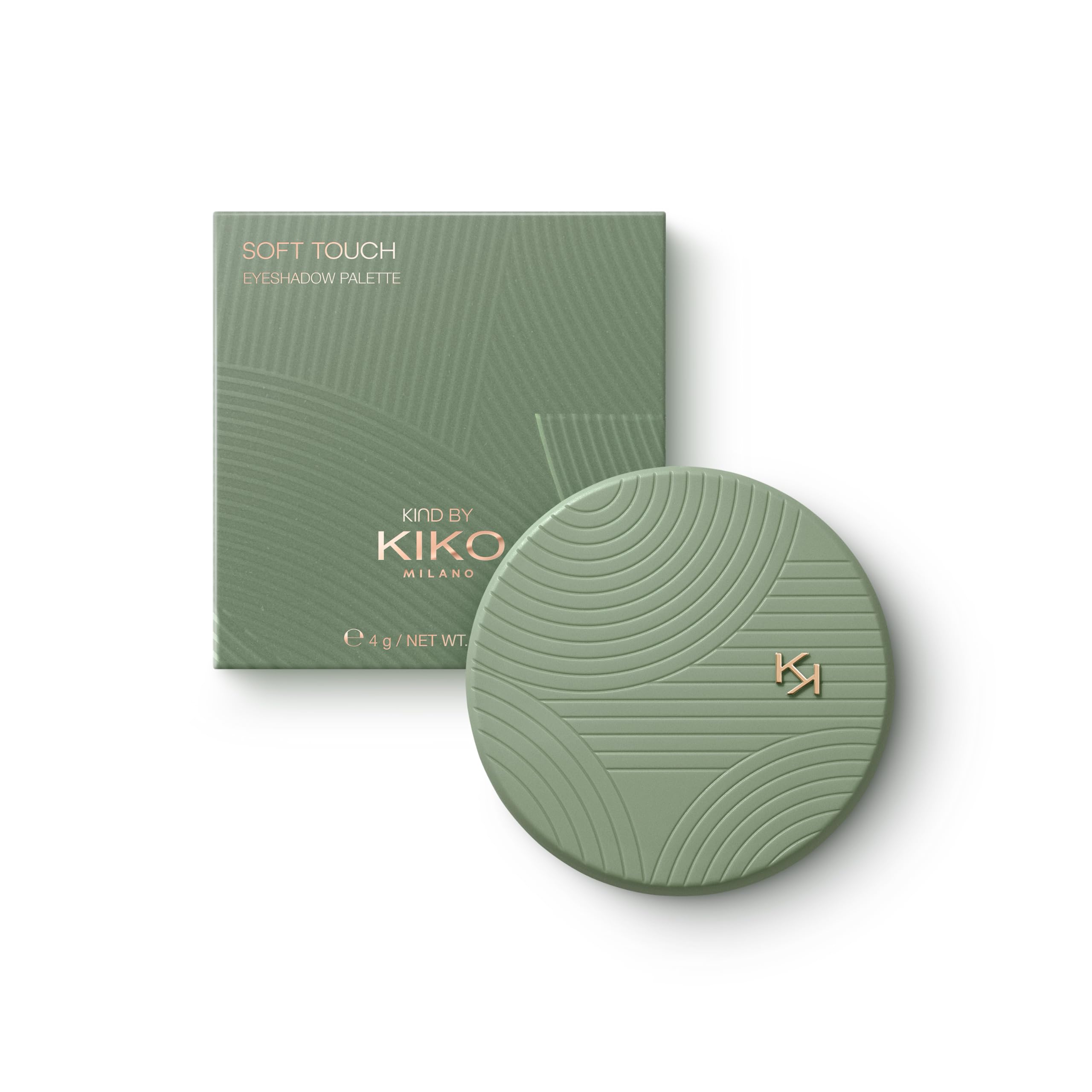 KIKO Milano Kind by KIKO Soft Touch paleta cieni do powiek 01, paleta do oczu z 5 cieniami do powiek Multi Finish