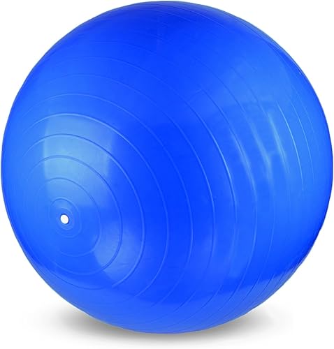 Miniatura 1 de YogaAccessories Pelota de yoga suiza antiestallido y antideslizante para núcleo, equilibrio y ejercicio