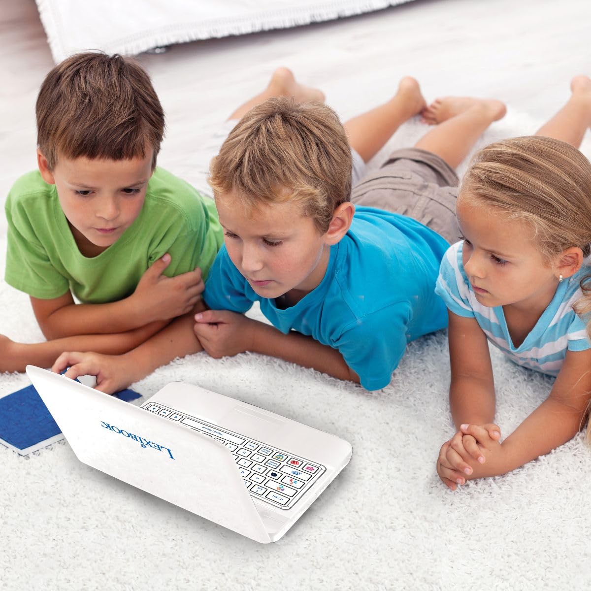 Lexibook, Ordinateur Portable éducatif, Ordinateur Portable éducatif bilingue, Italien/Anglais, 164 activités éducatives, écran LCD, Clavier, Jeux Amusants et découverte, Bleu, JC601i5LXB