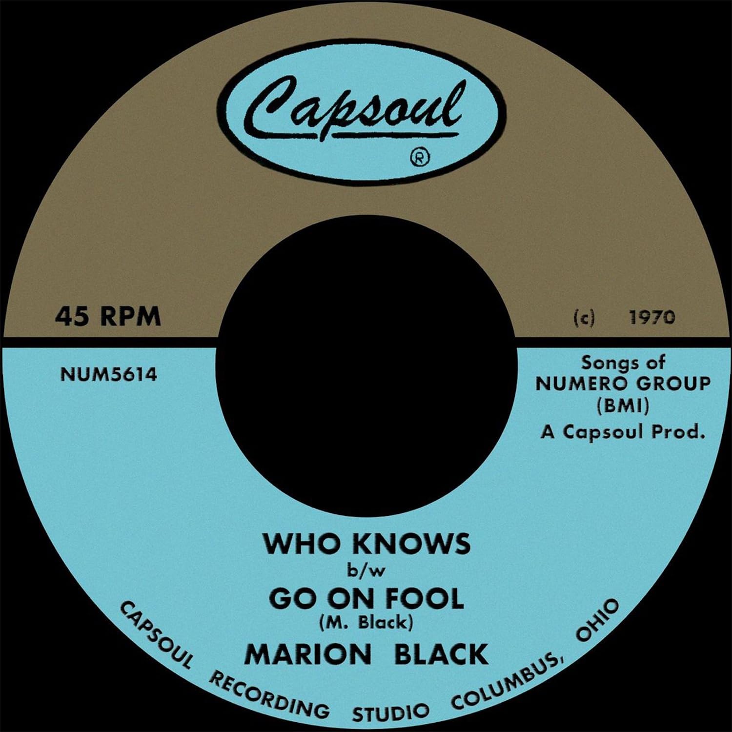 BLACK, Marion - Go On Fool (reissue) - Vinyl (7"")
