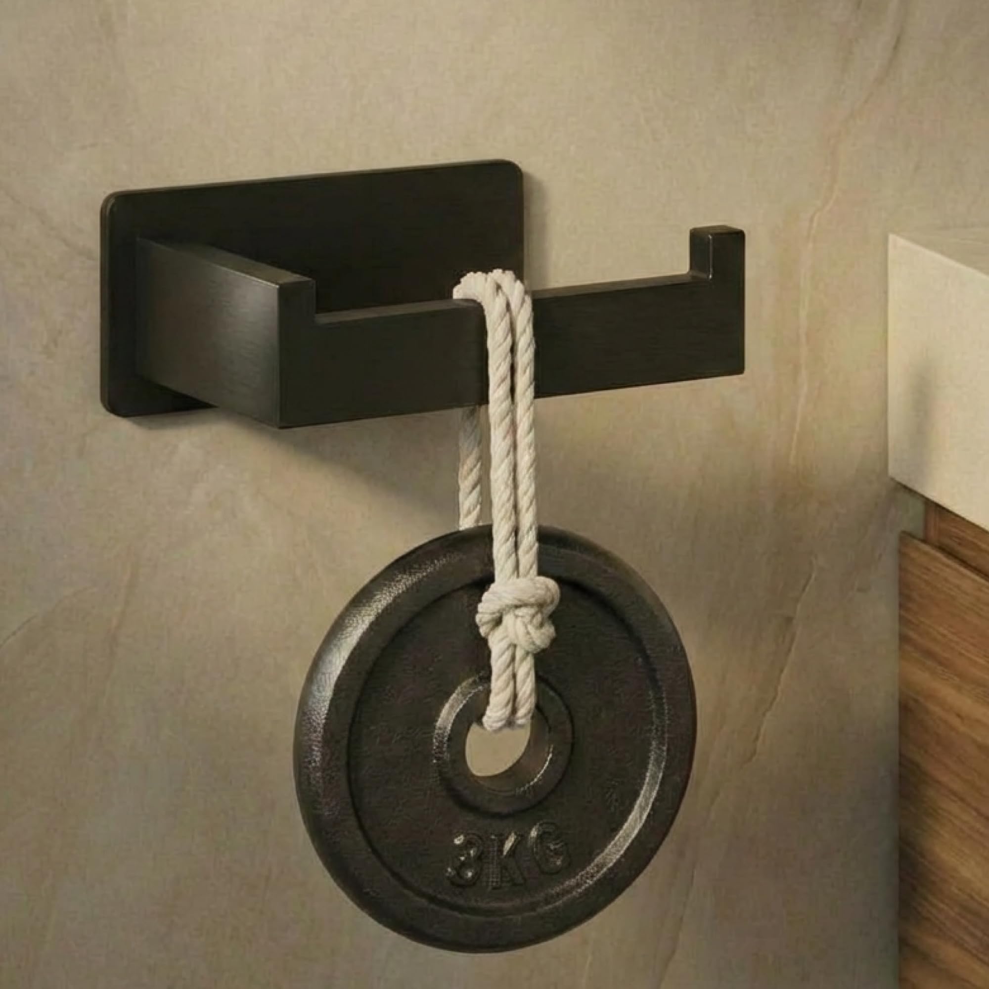 Minismus toilettenpapierhalter, Edelstahl klopapierhalter mit starkem Selbstklebendem Sticker, der bis zu 3 kg hält, bohrfreier klorollenhalter für eine beschädigungsfreie und einfache Installation