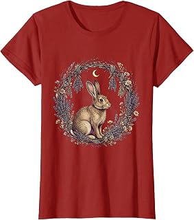 Women's Cottagecore Porch Dried Lavender Illustration T-Shirt