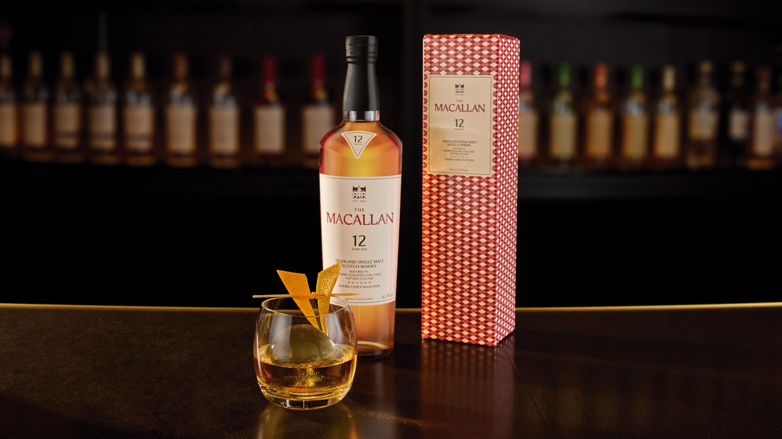 Macallan 12 Jahre | Double Cask | Single Malt Scotch Whisky | mit Geschenkverpackung(Farbe kann variieren)| unverwechselbare Sherry-Noten | 40% Vol | 700ml Einzelflasche
