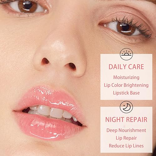 Miniatura 6 de 3 unidades de bálsamo labial de abeja, miel y fresa y sandía, máscara labial hidratante con propóleos durante la noche, bálsamo labial hidratante