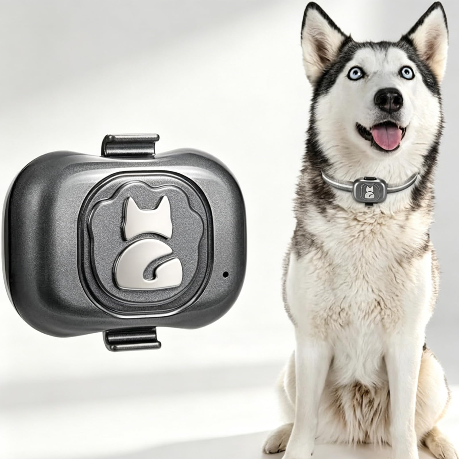 Traceur GPS pour chats et chiens, étanche IP67, localisateur anti-perte, suivi en temps réel, petite alarme, antivol d'animaux domestiques