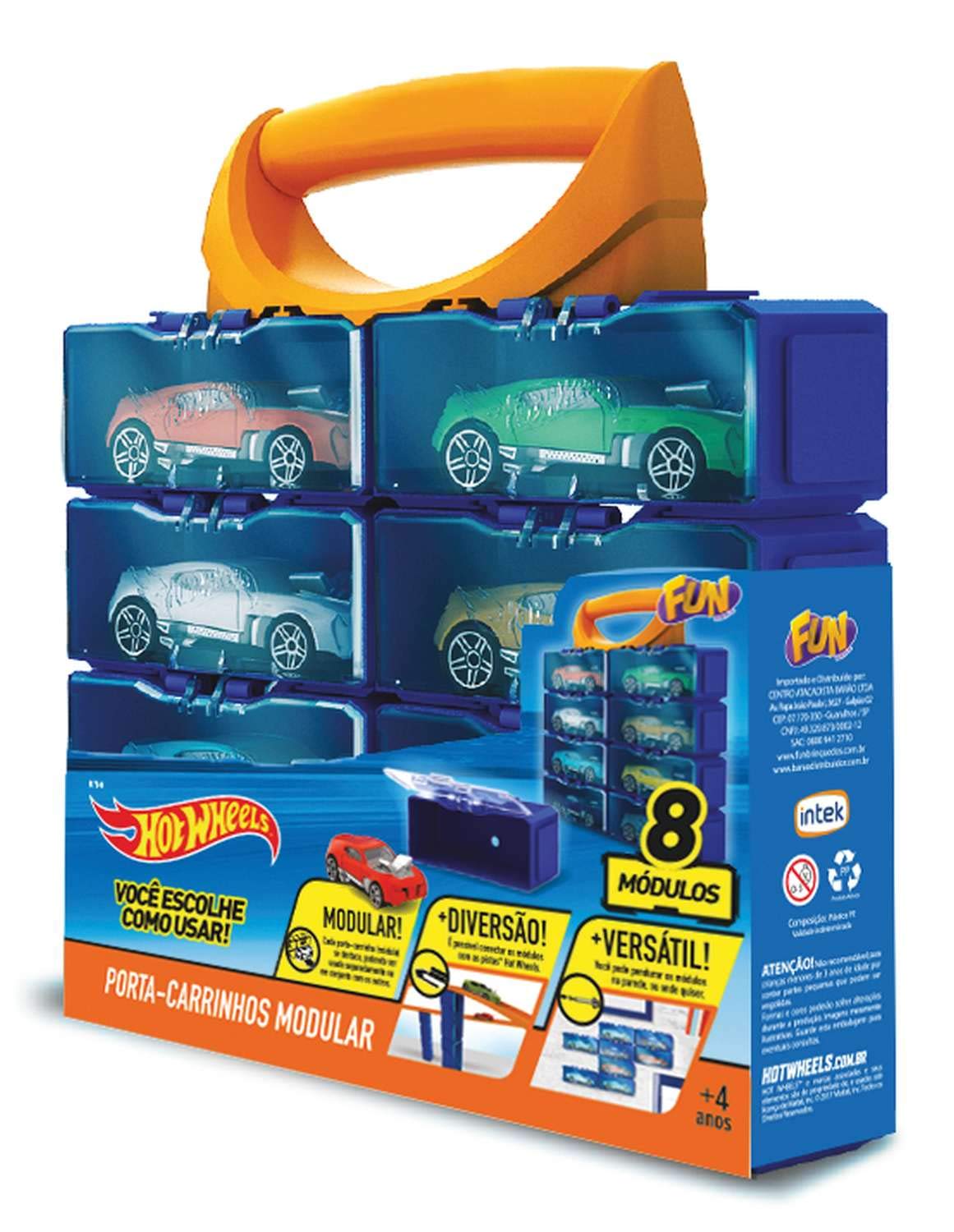 HOT Car Case Hot Wheels Porta Autos Hot Wheels Multibrick Car
