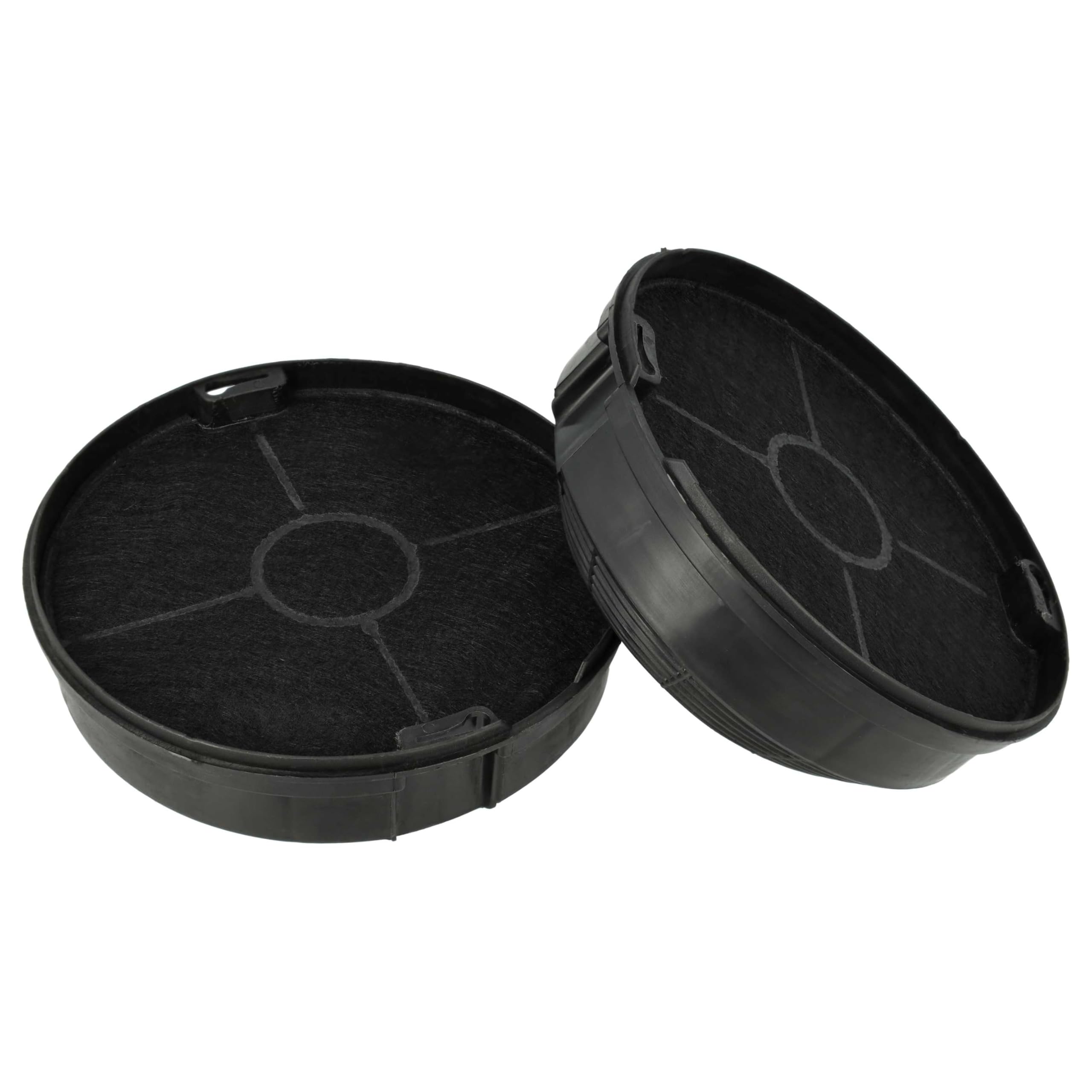 vhbw 4x filtro a carboni attivi sostituisce Electrolux Modell47, Type47, F00479, F004791S per cappe aspiranti - 15,3 cm