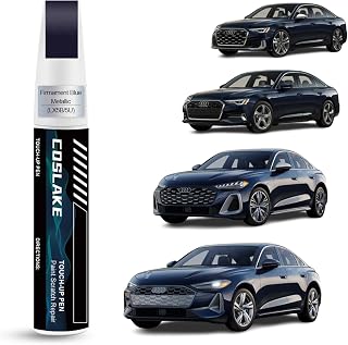 Car Touch Up Paint(Firmament Blue Metallic(LX5B/5U)) for Jeep, Car Paint Scratch Repair Kit, Quick & Easy Solution to Repair, 2 in 1 Scratch Remover Pen with Color-Matched