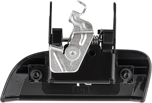 Miniatura 2 de BOXI Manija exterior de la puerta trasera izquierda lisa negra para Nissan Pathfinder 2005 2006 2007 2008 2009 2010 2011 2012 Sport Utility de 4