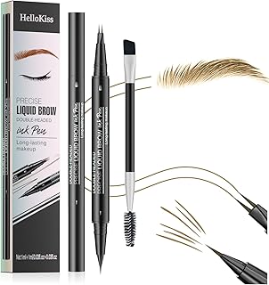 Lápiz de cejas Microblading de 2 puntas con b...