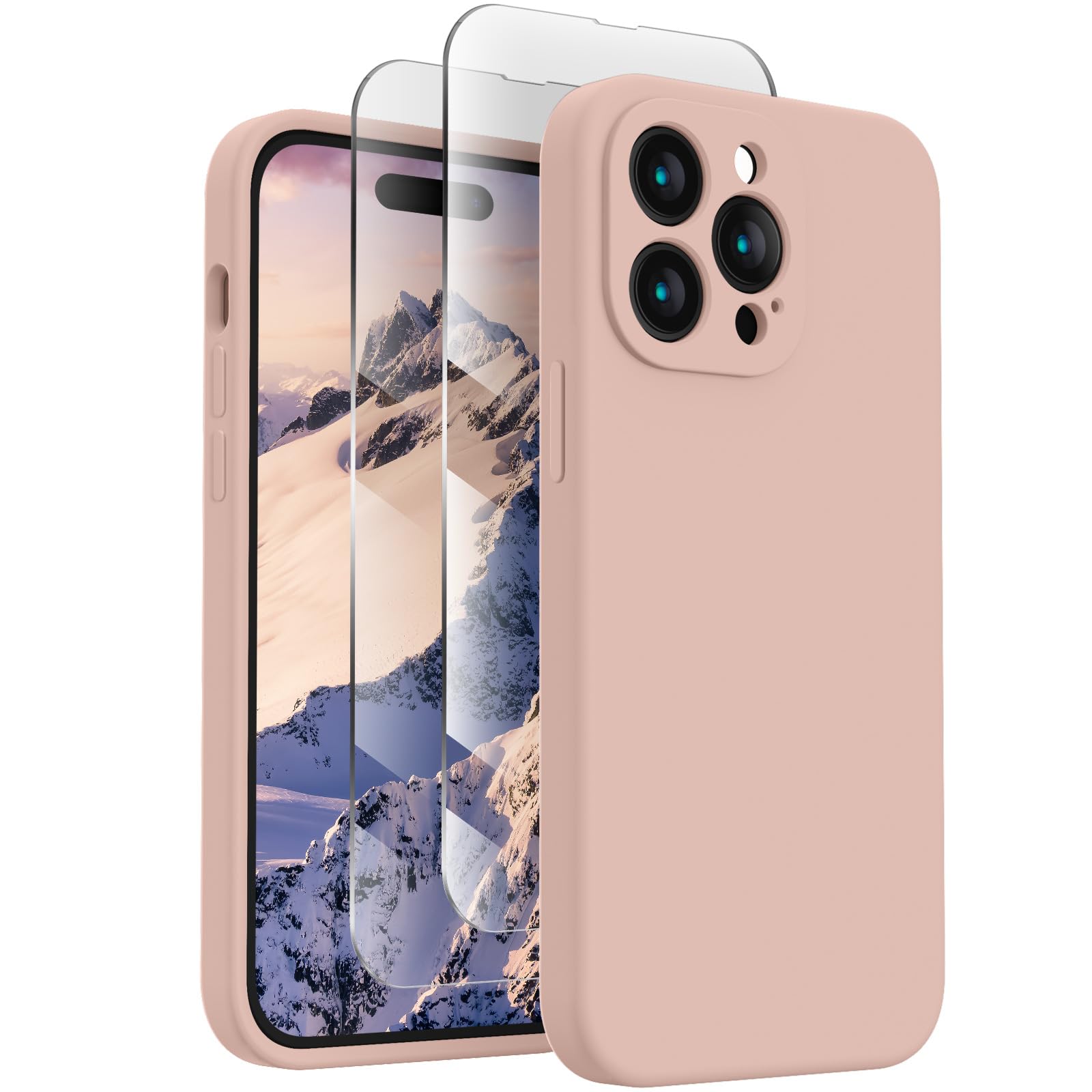FireNova Designed for iPhone 14 Pro Max Case, 6.7", Pinksand