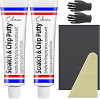 Calvana 2-Pack 20g Car Body Filler Repair Kit - Quick-Dry Automotive Putty for Scratches, Dents, Rust - Complete Tools Included