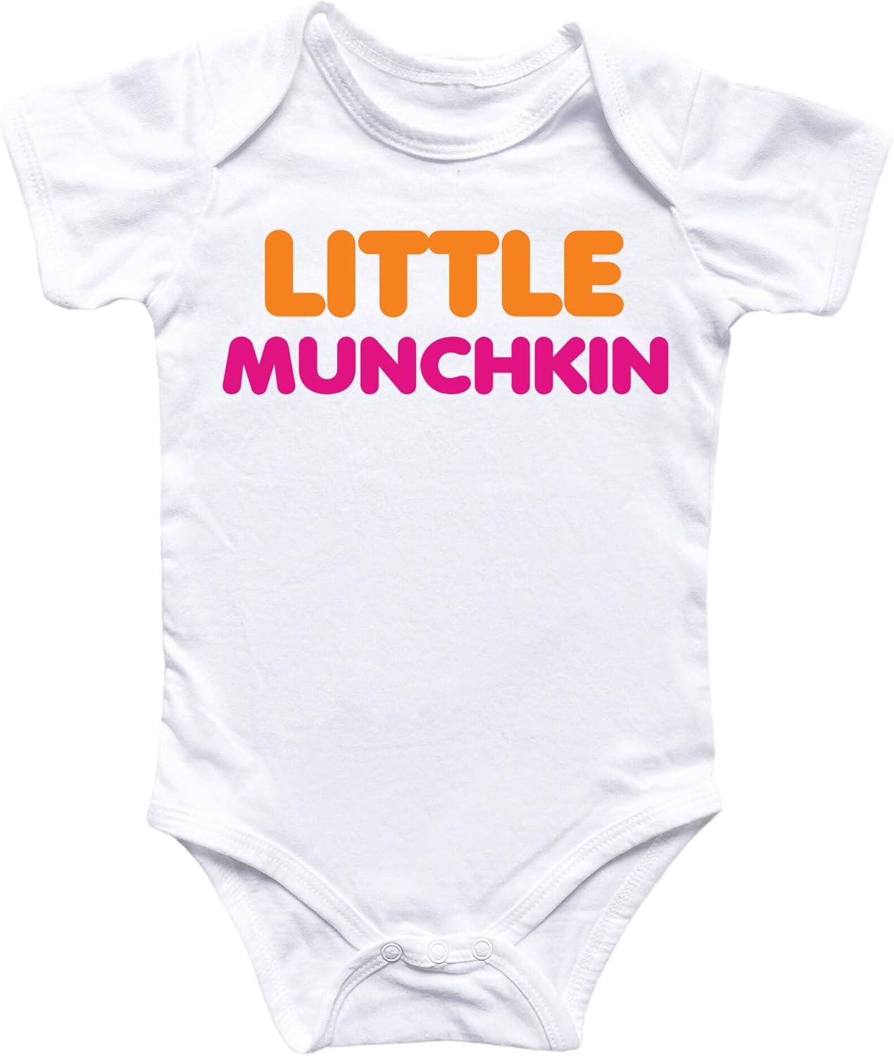 Little Munckin Donut - Baby Boy Girl Clothes Infant Bodysuit Funny Cute Newborn