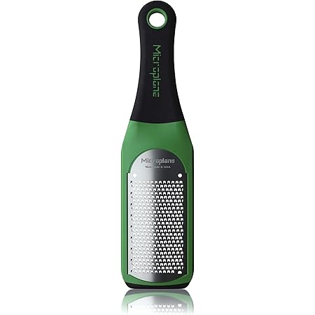 Microplane Artisan Series Parmesan Cheese Grater and Zester (Fine, Green)