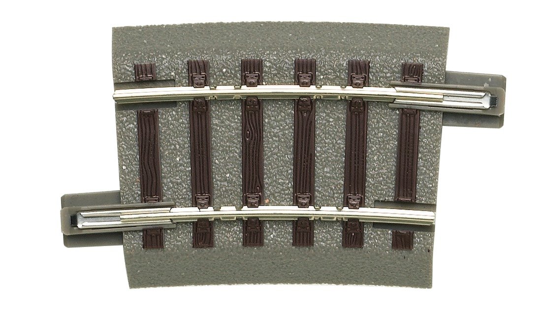 Roco GeoLine 61129 coude R2 haute précision à ballast intégré échelle HO