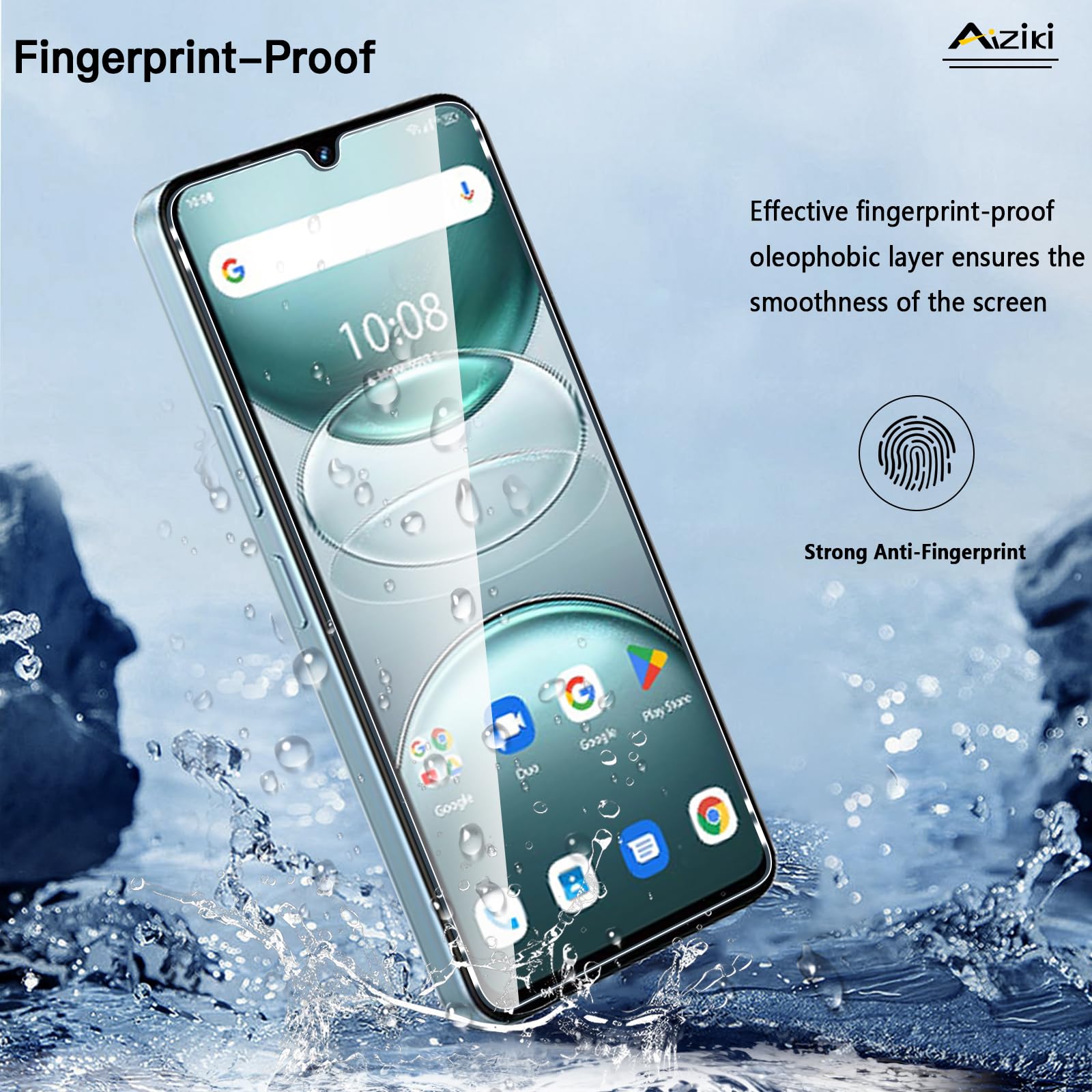 FZZSZS (2-Pack) For Umidigi Note 100 5G Tempered Glass Screen Protector, Anti Scratch 9H Hardness Protective Film HD Clear Anti-Fingerprint Bubble - View #10