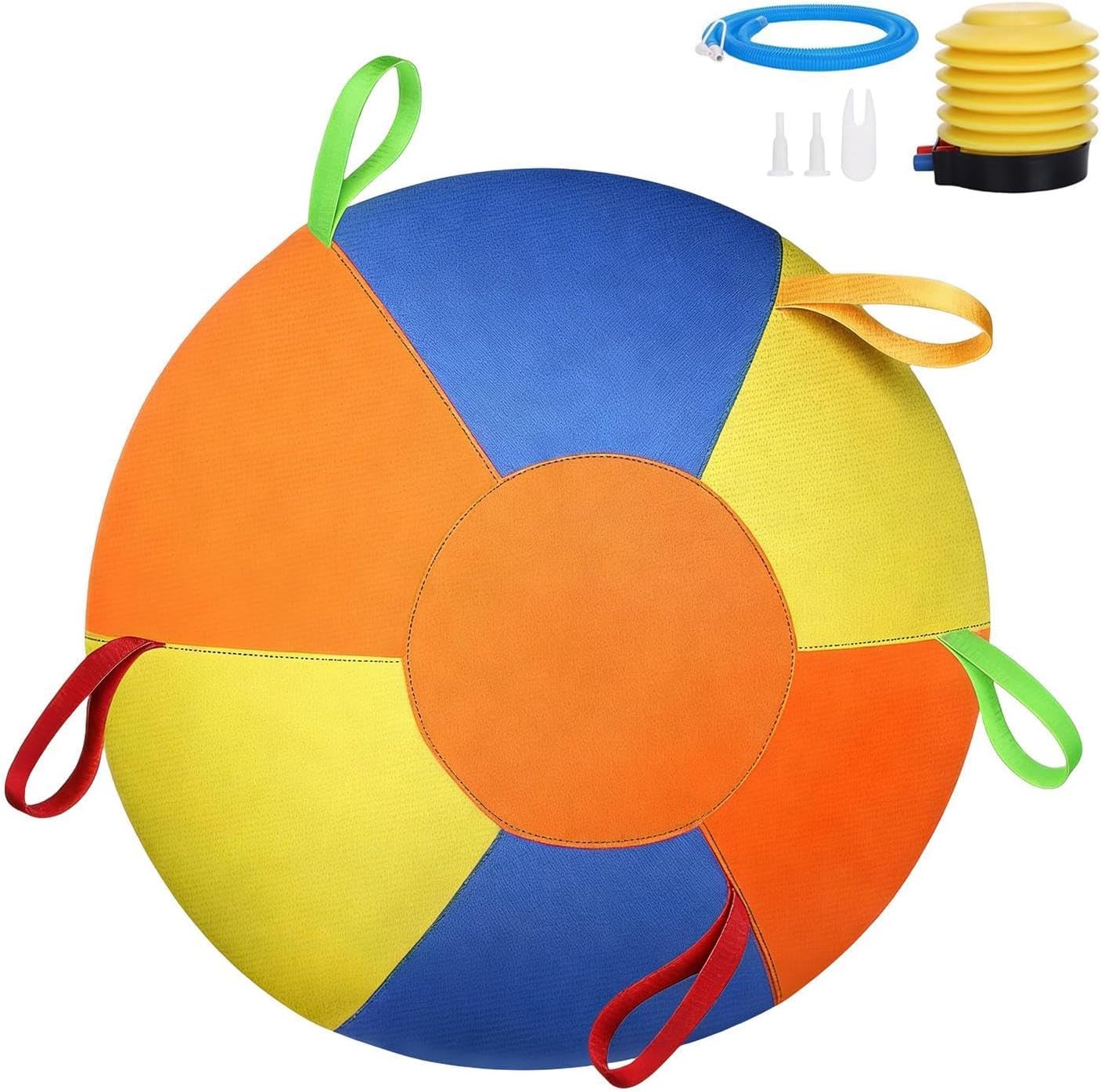 Herding Ball for Dogs Large - Tear-Resistant Inflatable, Small Dog Calming Ball Herding Toys for Heavy-Duty PVC Durable Play Exercise Bal, No-Stress Rolling Toy for Yard Water Pool Puppy Play