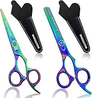 Vista 13 de BEAUTICONE Tijeras de corte de cabello, tijeras de peluquería profesionales de 6.5 pulgadas para corte de pelo, hombres/mujeres, barba y bigote