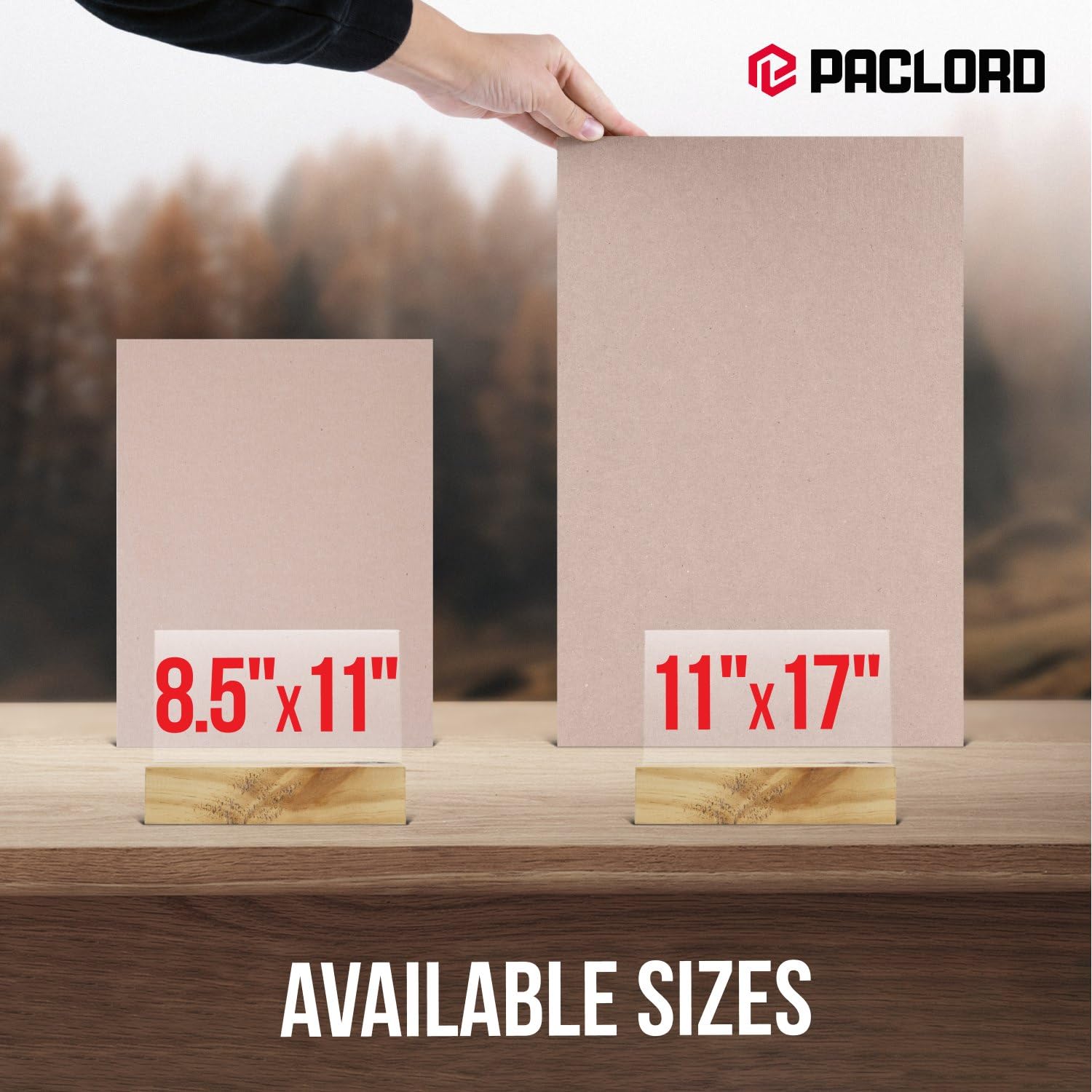 27,9 x 43,2 cm, braune Kraftpapier-Spanplatten, 45 Stück, hergestellt in den USA, robuste, extra dicke Spanplatte (Packung mit 80 Stück), langlebige Spanplatte für Bilderrahmen, Buchumschläge
