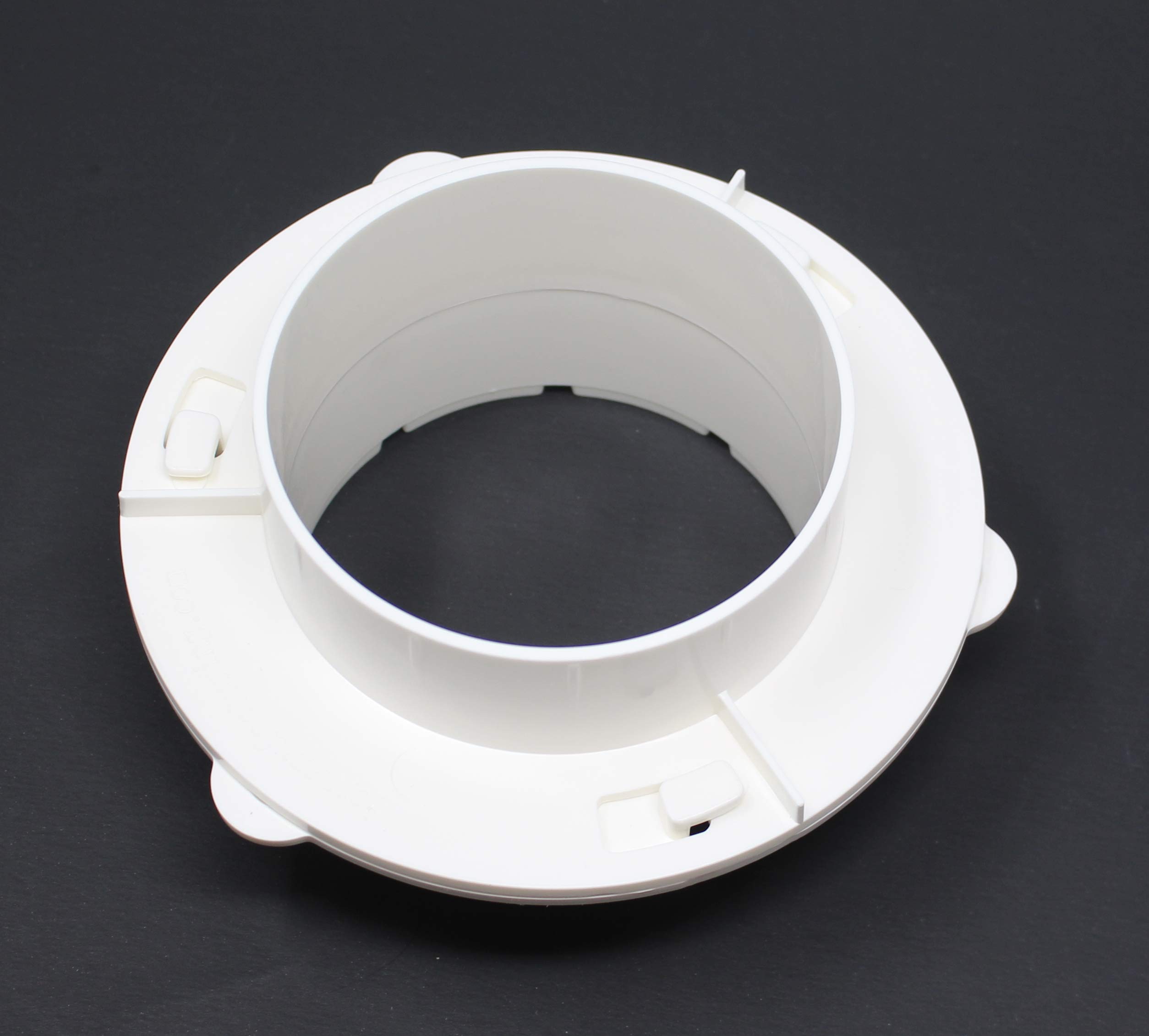 WHITE DRYER DUCT TO WALL CONNECTOR QUICK CONNECT FOR DRYER VENT FOR 4  TUBES(2 Pack) : Amazon.sg: Home