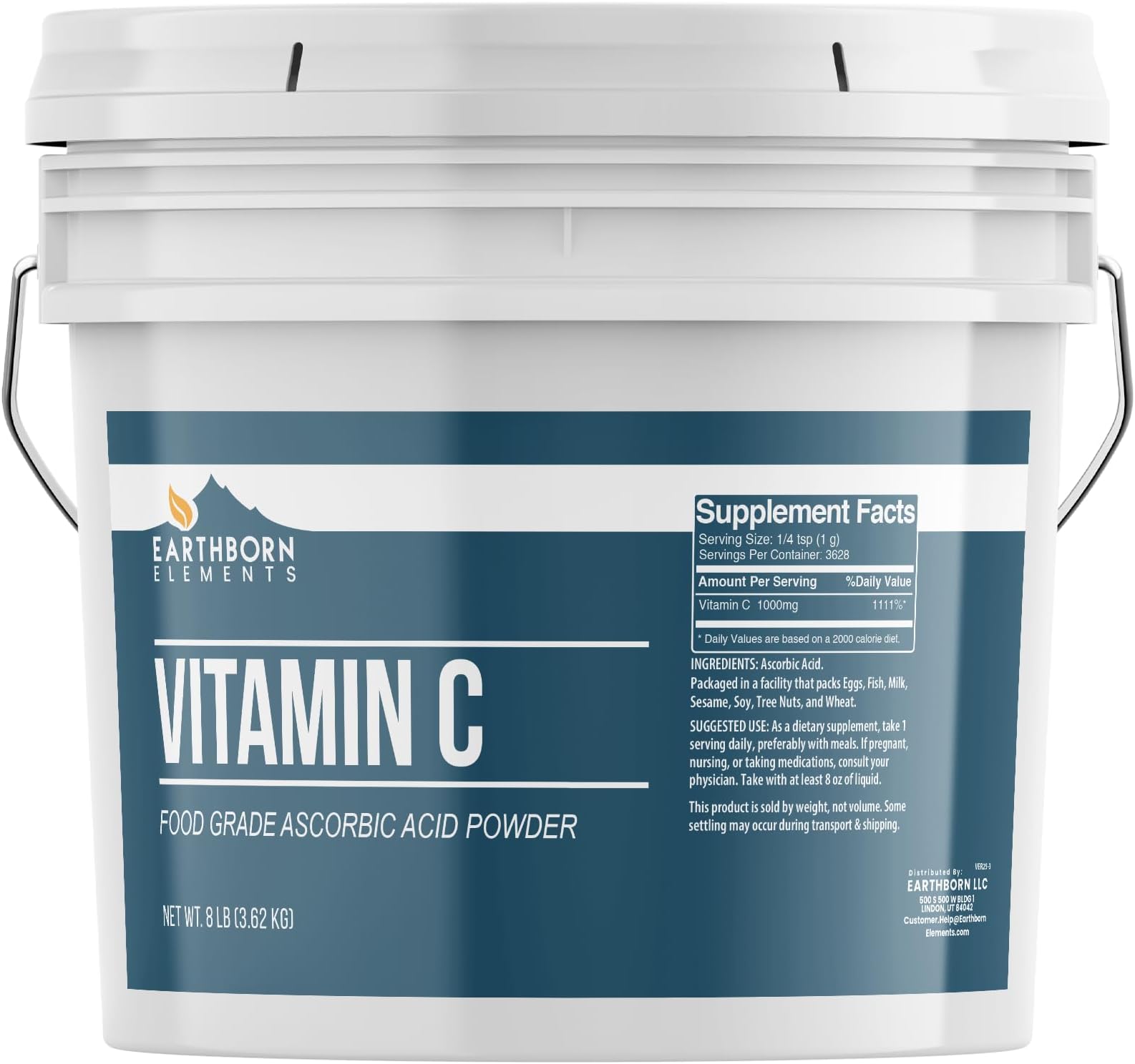 Earthborn Elements Vitamin C Powder (1 Gallon)