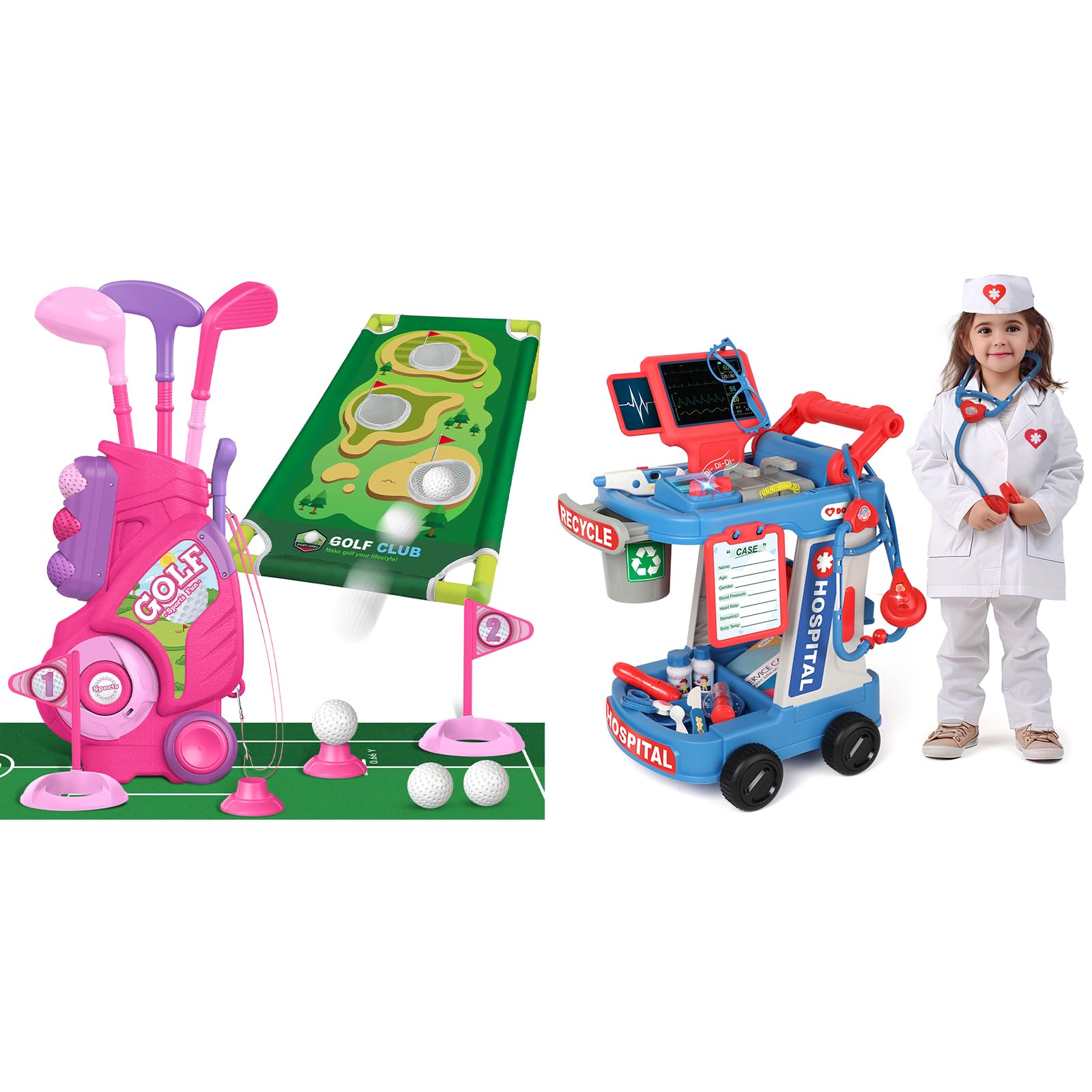 GALLIUM DOCTOR FCG SOLID セット Amazon.com: Liberry Toys for Toddler Boys Girls Aged 3 4 5-Doctor