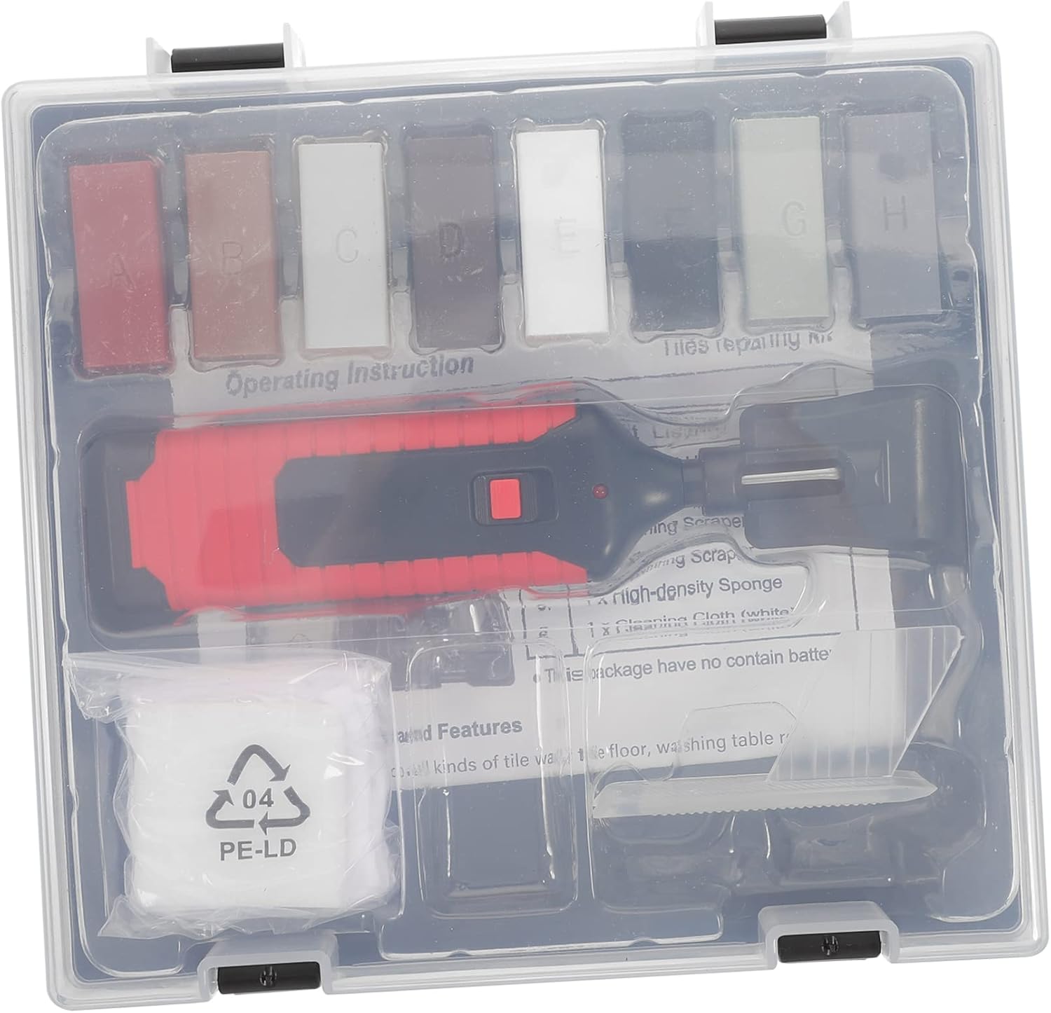 Uonlytech Porcelain Tile Chip Repair Kit Cracked Tile Repair Kit Floor Tool Ceramic Floor