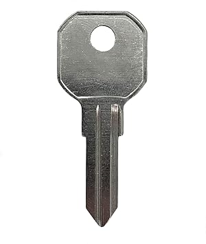 Ilco 1611 Gas Cap Key blank, Nickel Plated Brass, 10 Pack