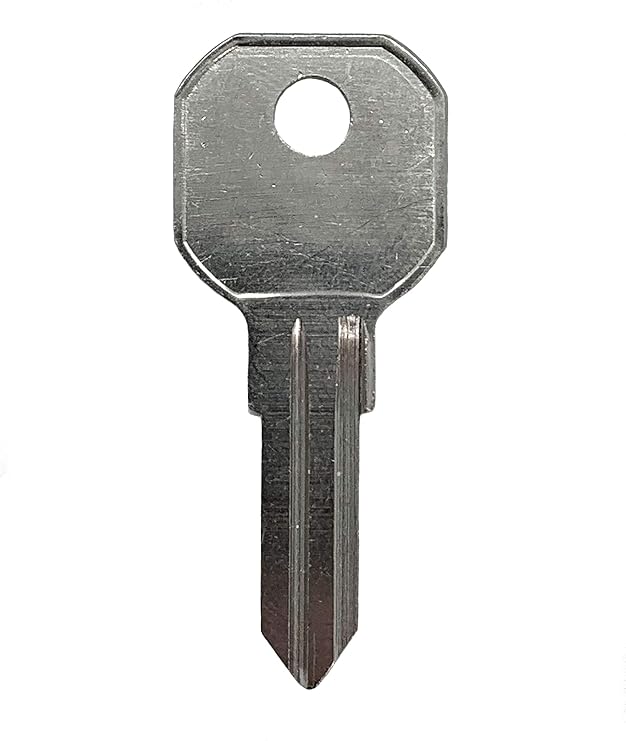 Ilco 1611 Gas Cap Key blank, Nickel Plated Brass, 10 Pack