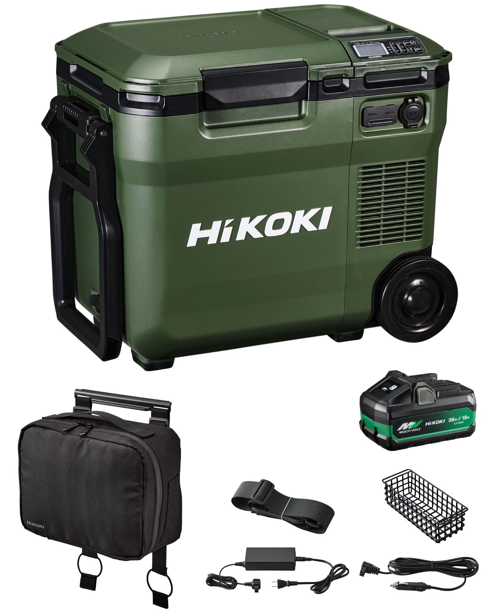 HiKOKI UL18DC 冷温庫　ハイコーキ　マットカバンセット Amazon | HiKOKI(ハイコーキ) 14.4V/18V 充電式 冷温庫 UL18DC(WMGZ) +