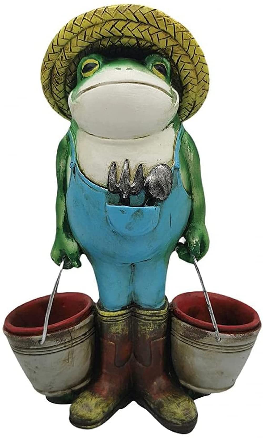 Niedliche Frosch-Gartenfigur Aus Harz – Robust, Wetterfest & Perfekt Für Teich, Rasen Oder Hof